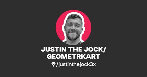 jock twitter|JUSTIN THE JOCK/GEOMETRKART .